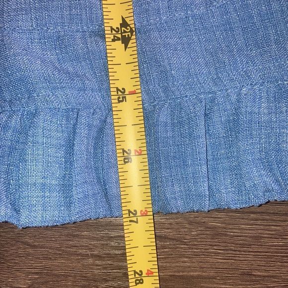 Vintage Womens Bon Worth light Blue Polyester 80’s Large Retro Blazer - Picture 7 of 11